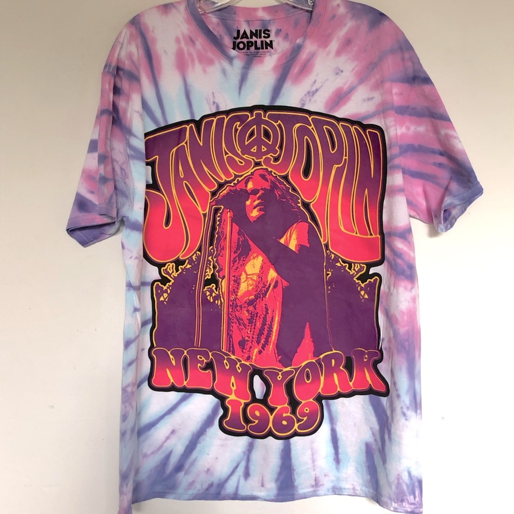 Janis Joplin New York 1969 Tie Dye T Shirt